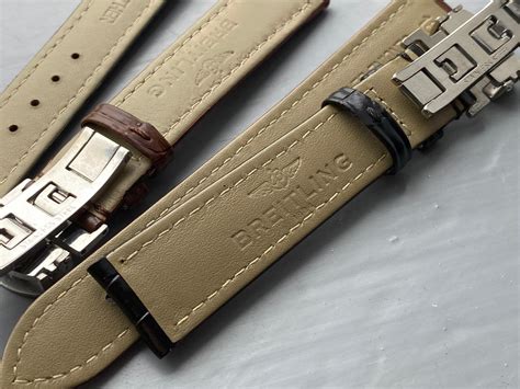 genuine Breitling leather watch strap